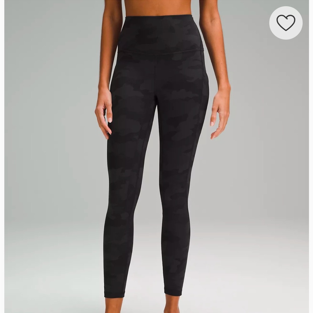 Lululemon align leggings 25” in incognito camo